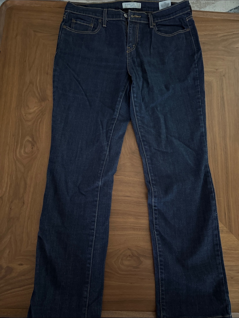 Levi’s 505 Straight-Leg Jeans- Dark blue